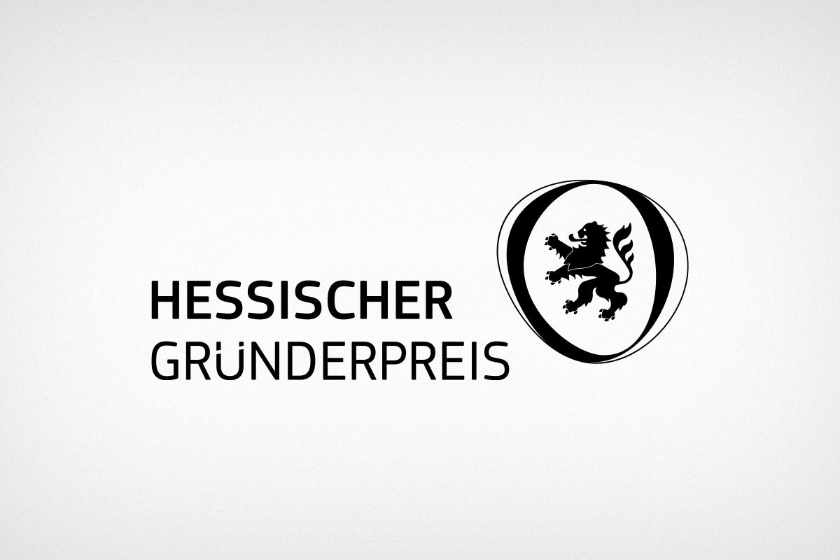 Das Logo und Corporate Design für Hessischer Gründerpreis ist eine Referenz der WOA Designagentur