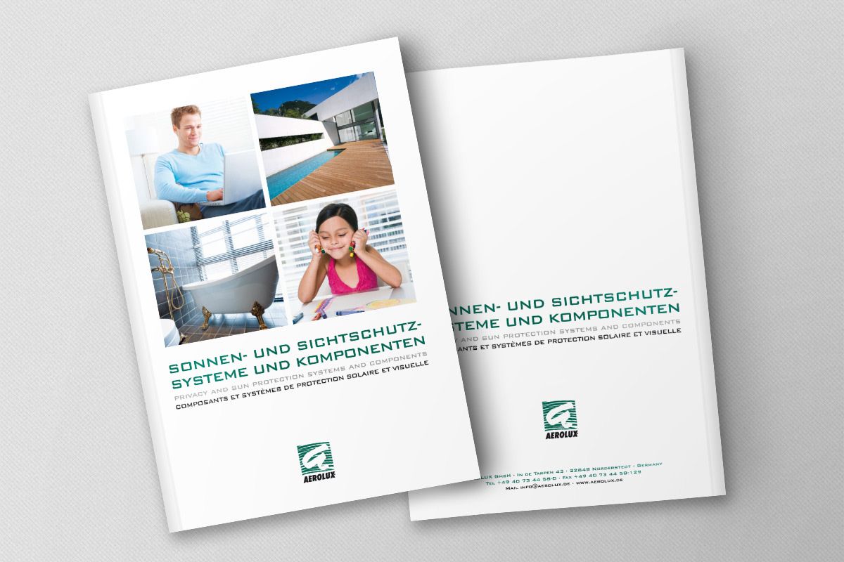 Der Aerolux-Katalog als Download auf der Homepage von Aerolux GmbH als Referenz der WOA Webdesign-Agentur