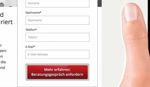 Webdesign für Landingpages für Aeiforia GmbH als Referenz der WOA Webdesign-Agentur