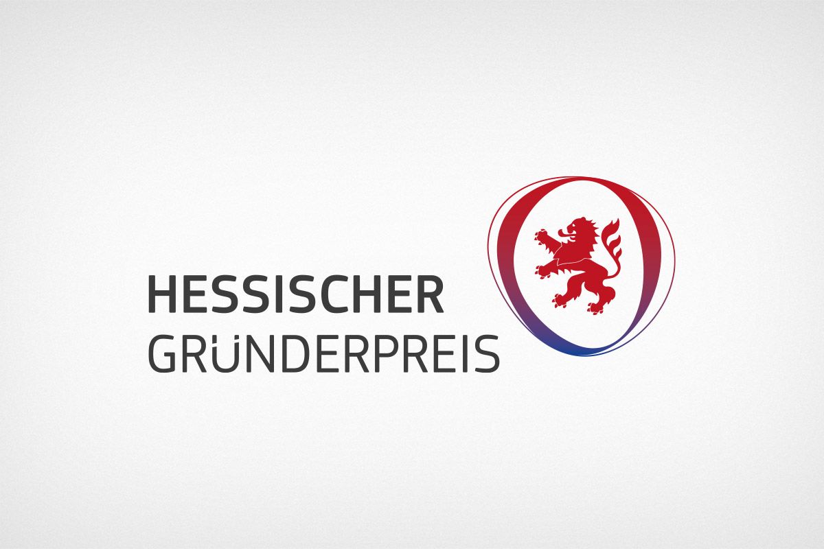 Das Logo und Corporate Design für Hessischer Gründerpreis ist eine Referenz der WOA Designagentur