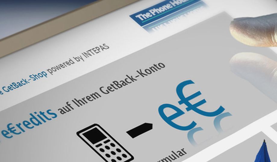Webdesign für die Microsite von The Phonehouse als Referenz der WOA