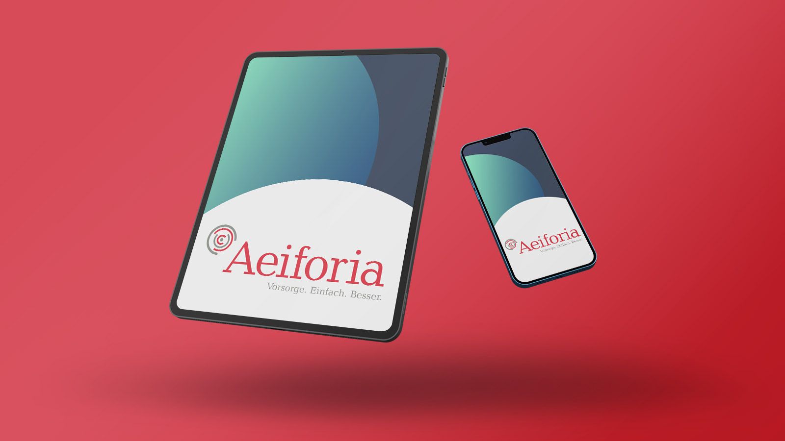 Das Corporate Design für Aeiforia GmbH ist eine Kreation und Referenz der WOA Designagentur