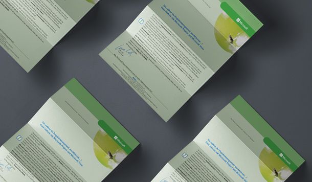 Mailing-Baukasten als Dialogmarketing für Microsoft-Partner von WOA Werbeagentur entwickelt